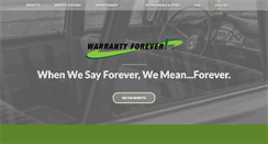 Desktop Screenshot of mywarrantyforever.com