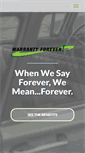 Mobile Screenshot of mywarrantyforever.com